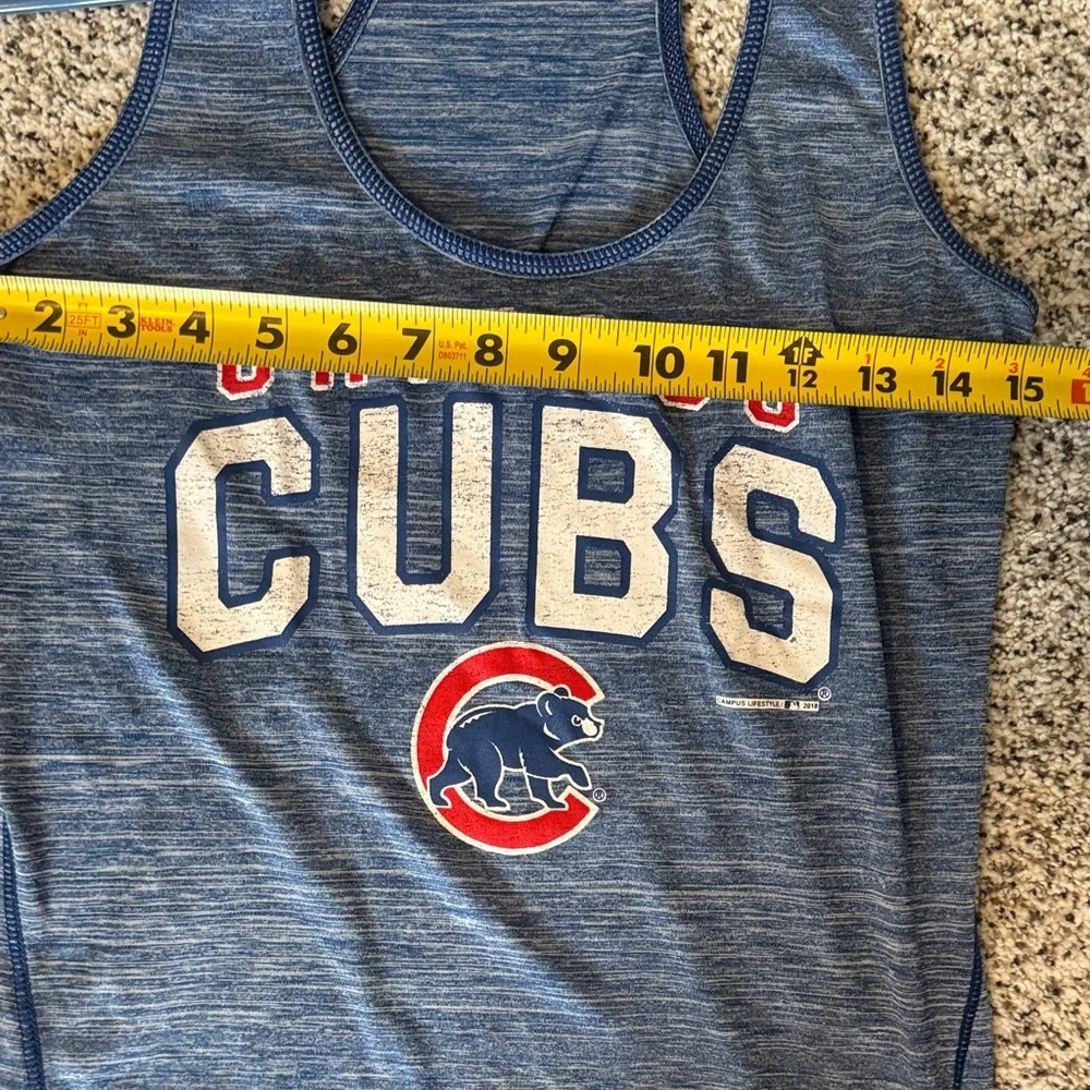 Genuine Merchandise Chicago Cubs Navy Blue Tank with Red & White Logo